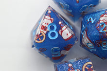Load image into Gallery viewer, Bear Circus - 3 Colors - Blue,Red and Pink- polyhedral set [Sharp Edge] Hand made
