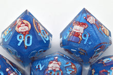 Load image into Gallery viewer, Bear Circus - 3 Colors - Blue,Red and Pink- polyhedral set [Sharp Edge] Hand made
