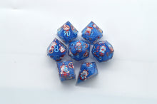 Load image into Gallery viewer, Bear Circus - 3 Colors - Blue,Red and Pink- polyhedral set [Sharp Edge] Hand made
