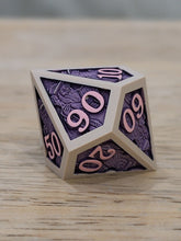 Load image into Gallery viewer, Hero Class Dice - Purple [polyhedral set Sharp Edge-Handmade]

