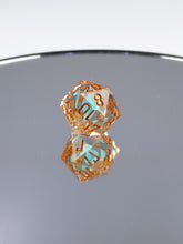 Load image into Gallery viewer, Marble Dice - Light Blue [Sharp Edge] Hand made
