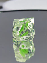 Load image into Gallery viewer, Marble Dice - Green [Sharp Edge] Hand made
