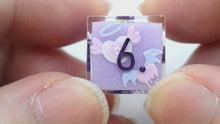 Load and play video in Gallery viewer, Winged Heart Dice- polyhedral set [Sharp Edge] Hand made
