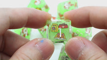 Load and play video in Gallery viewer, Little Dog Holiday in the park  [Handmade Dice Set]
