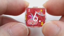 Load and play video in Gallery viewer, Jolly Carnival dice 3 colors Dice- polyhedral set [Sharp Edge] Hand made
