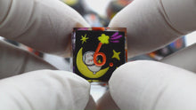 Load and play video in Gallery viewer, Black Rabbit adventures in space [Handmade Dice Set]
