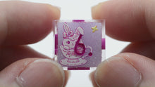 Load and play video in Gallery viewer, Rose Bunny Dice - polyhedral set [Sharp Edge] Hand made (Copy)
