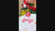 Load and play video in Gallery viewer, Red Christmas Dice Set [Handmade]
