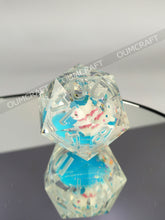 Load image into Gallery viewer, Unicorn dice 45mm - Blue unicorn [Handmade - made to order]
