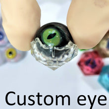 Load image into Gallery viewer, D20 Custom eye dice [Sharp Edge] Hand made
